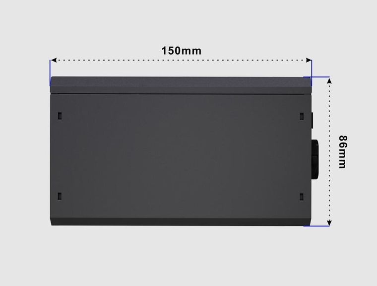 Gembird, zasilacz komputerowy, ATX 750W, aktywne PFC 12 cm, fan 80