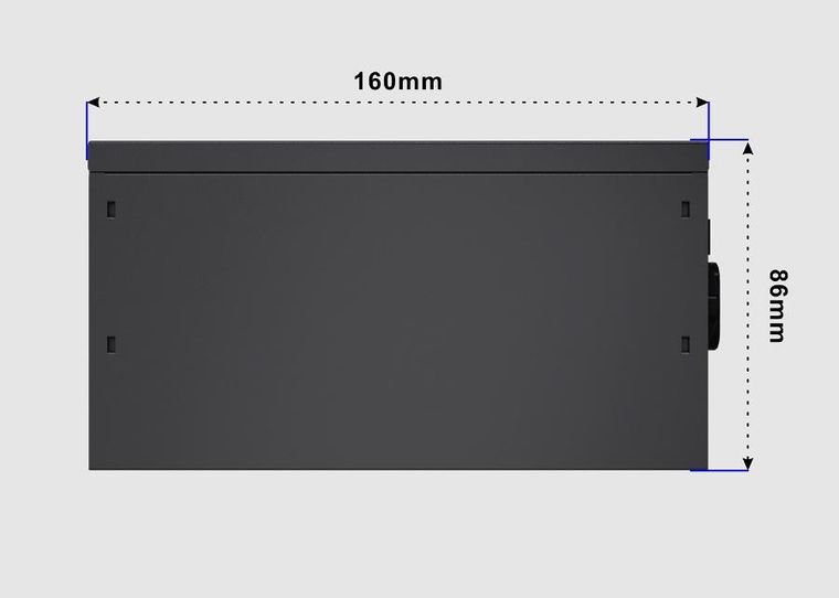 Gembird, zasilacz komputerowy, ATX 750W, aktywne PFC 12 cm, fan 80