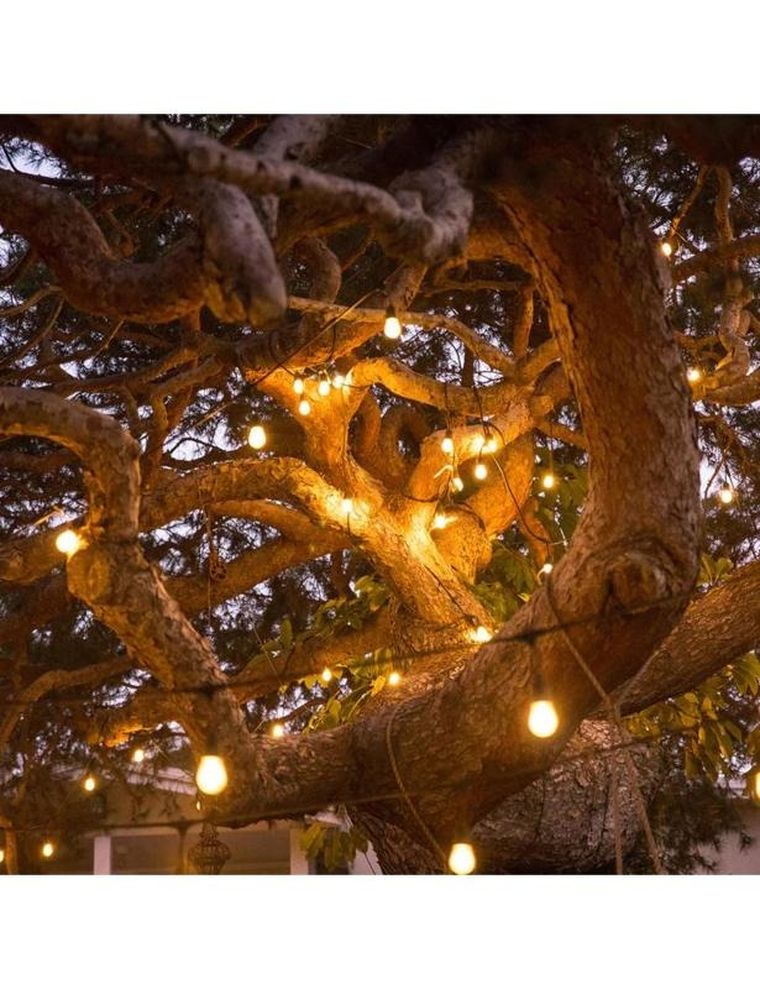 Girlanda ogrodowa świetlna, 20m, 20 żarówek LED, sieciowa, wodoszczelna