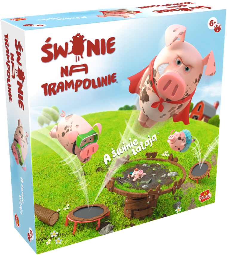 Goliath, Świnie na Trampolinie, gra zręcznościowa