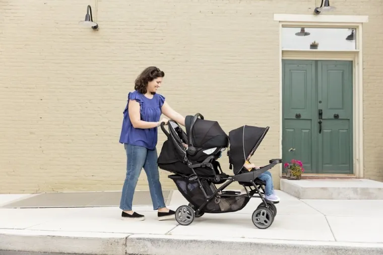 Graco, Stadium Duo, wózek spacerowy, Black Grey