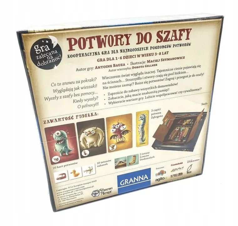 Granna, Potwory do szafy, gra familijna