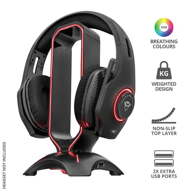 GXT 265 Cintar, RGB Headset Stand, stojak na słuchawki