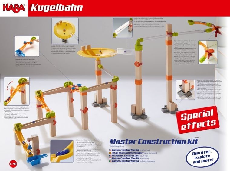 Haba, kullerbu, kulodrom, duży zestaw konstrukcyjny
