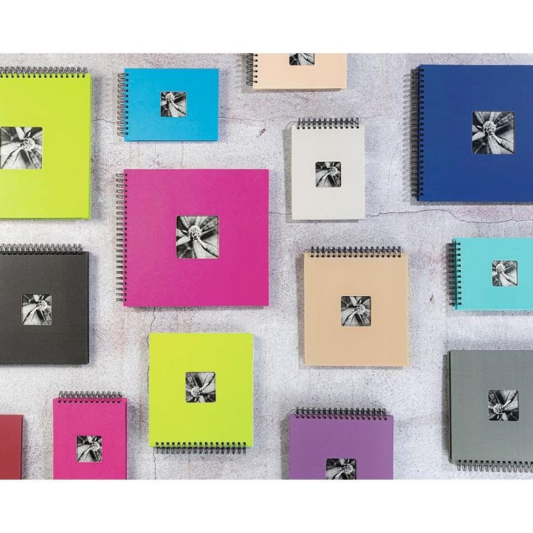 Hama, album do zdjęć, Fine Art, taupe 24-17 na 50 zdjęć, czarne kartki kiwi