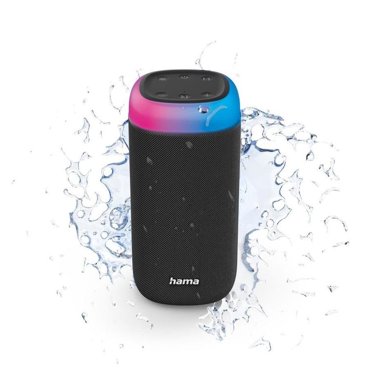 Hama, głośnik mobilny bluetooth, shine 20, czarny