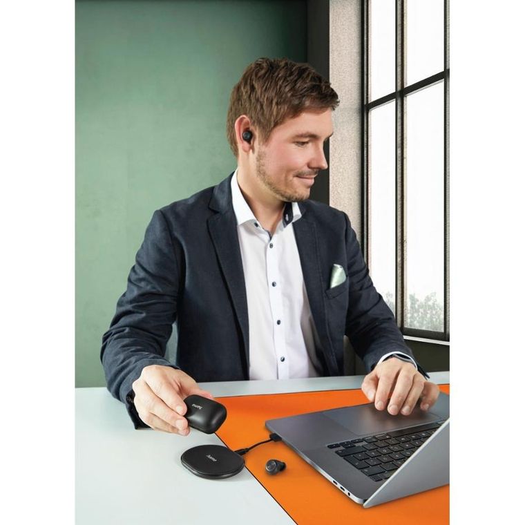 Hama, słuchawki dokanałowe true wireless, passion chop, czarne