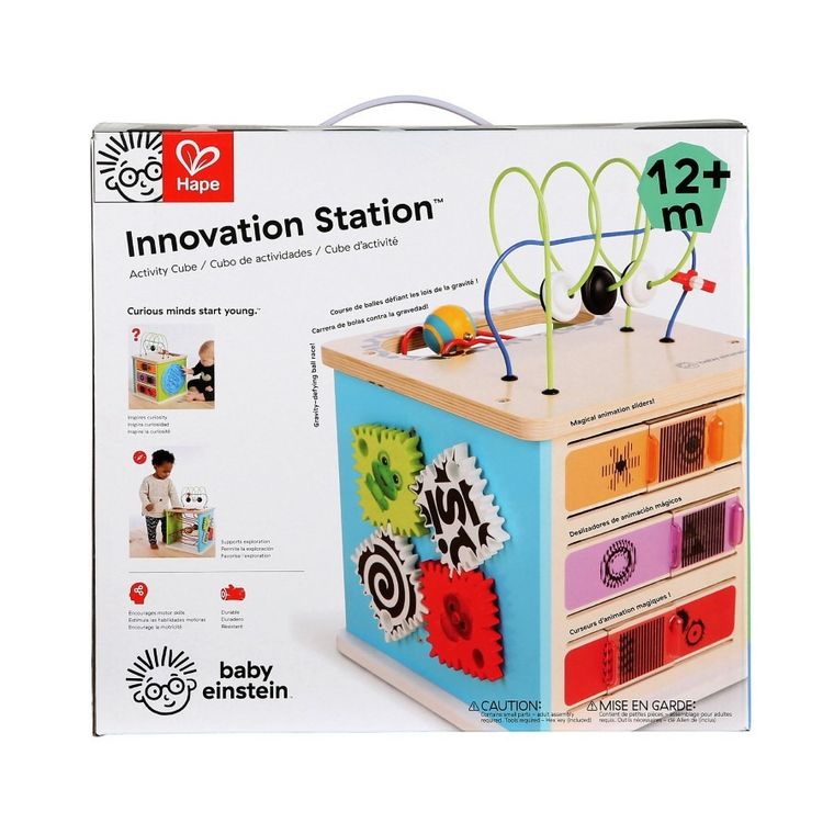 Hape, Baby Einstein, innowacyjna stacja, kostka edukacyjna