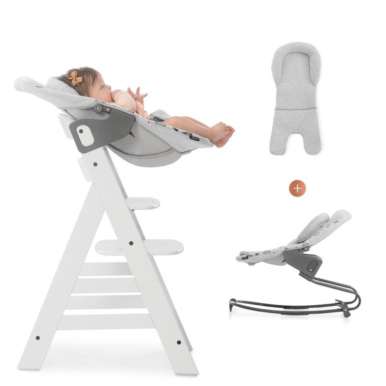 Hauck, Alpha Premium, leżaczek, Grey