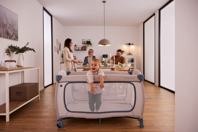 Hauck, Sleep N Play Go Plus, łóżeczko turystyczne, dusty cork