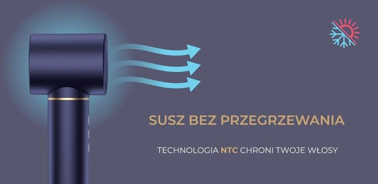 Havit, suszarka do włosów, niebieski, HD634-EU