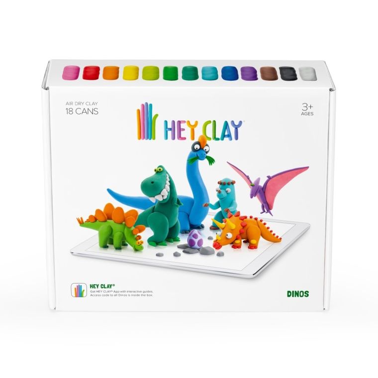 Hey Clay, Dinozaury, masa plastyczna