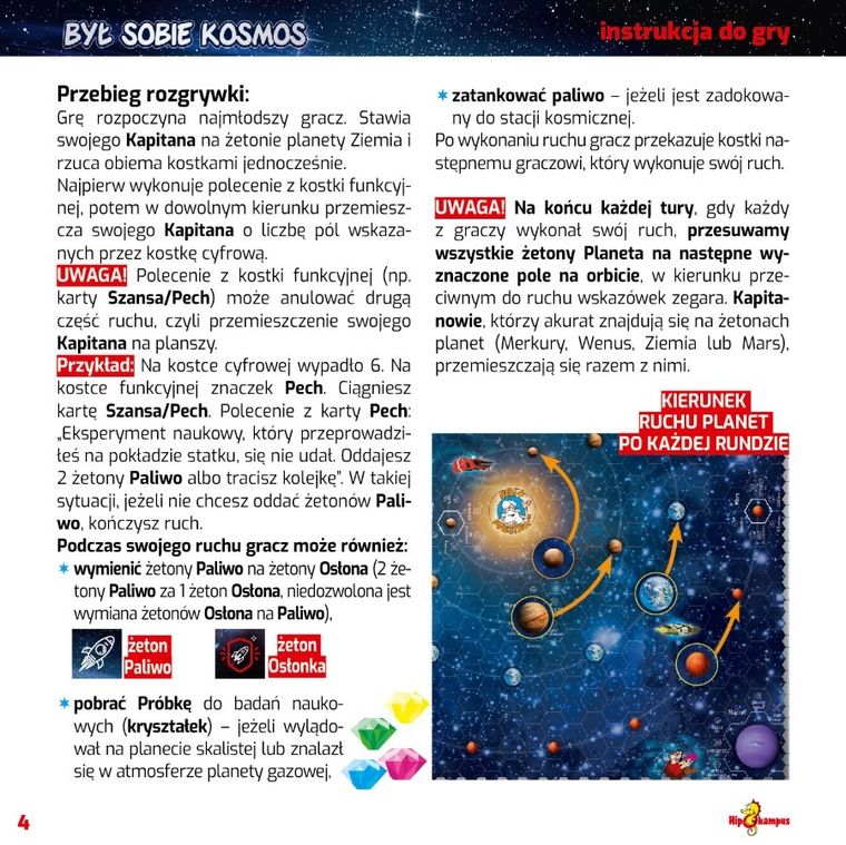 Hipokampus, Był sobie kosmos, gra familijna