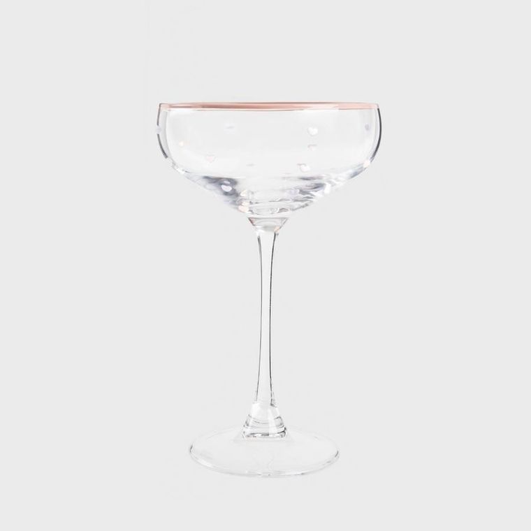 Homla, Amanti, kieliszek w serduszka na martini, 0,2l, 731723