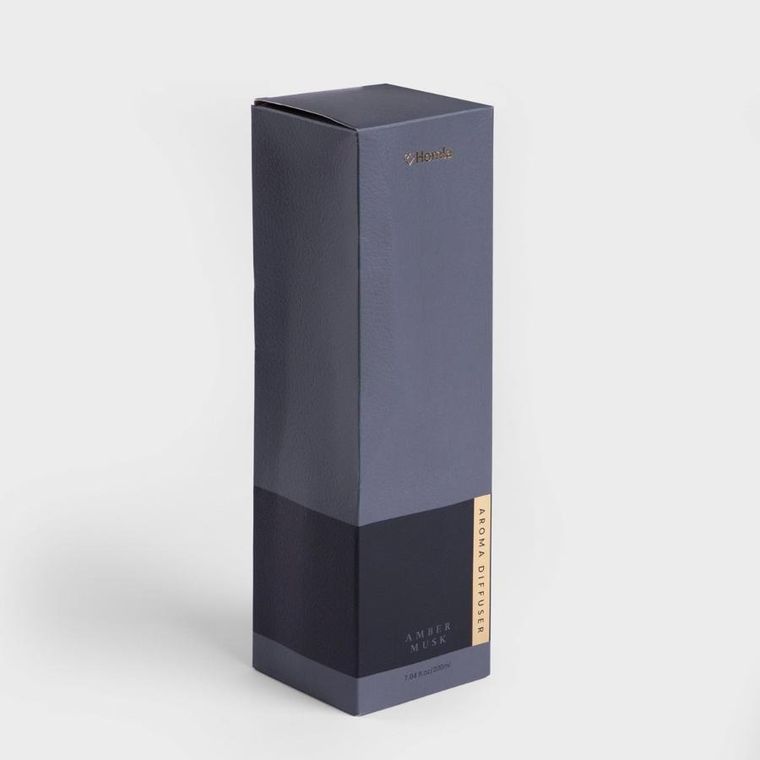 Homla, Sleek Leather, dyfuzor zapachowy, amber musk, 200 ml