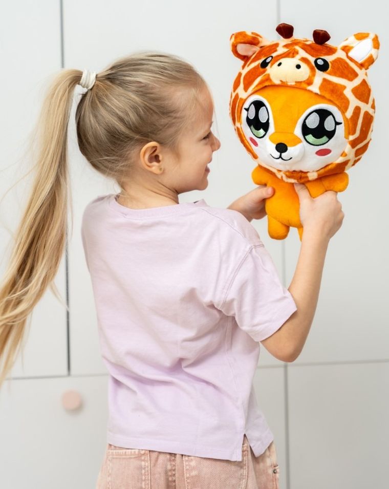 Hoody Kin Academy, maskotka w zwierzęcym kapturku, lis