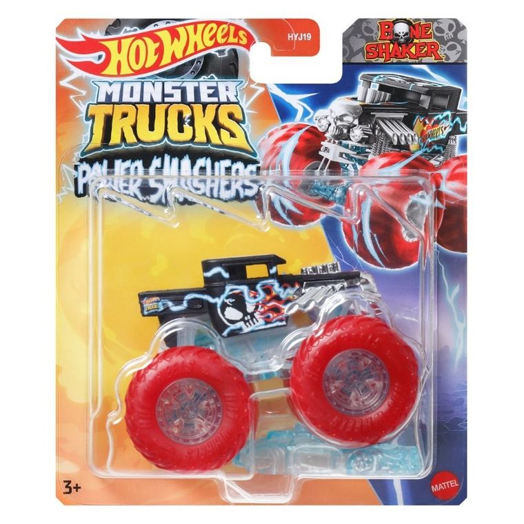 Hot Wheels, Monster Trucks Power Smashers, pojazd, skala 1:64, 1 szt.