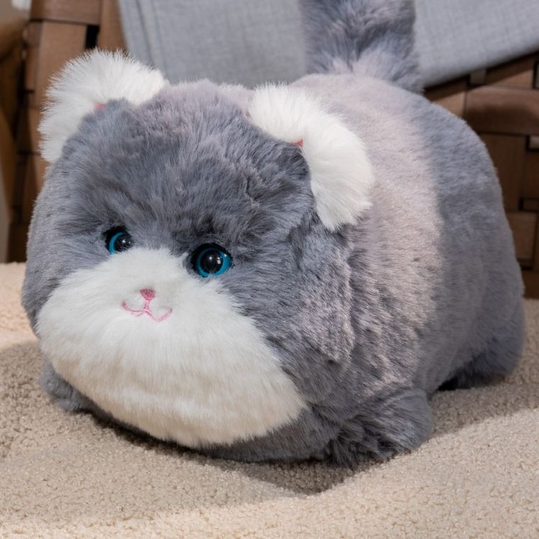 Huggy Luv, maskotka interaktywna, kot, szary