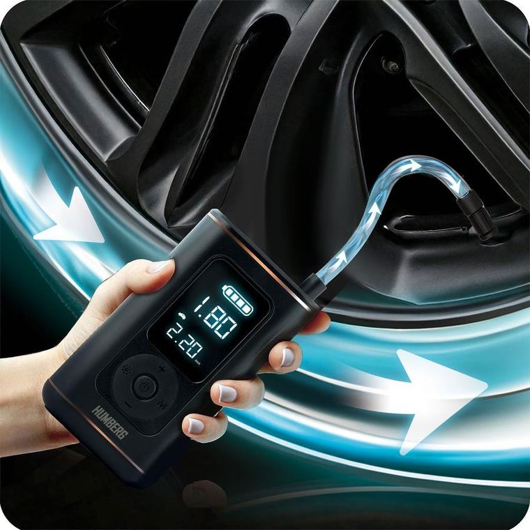 Humberg, kompresor elektryczny, bezprzewodowy