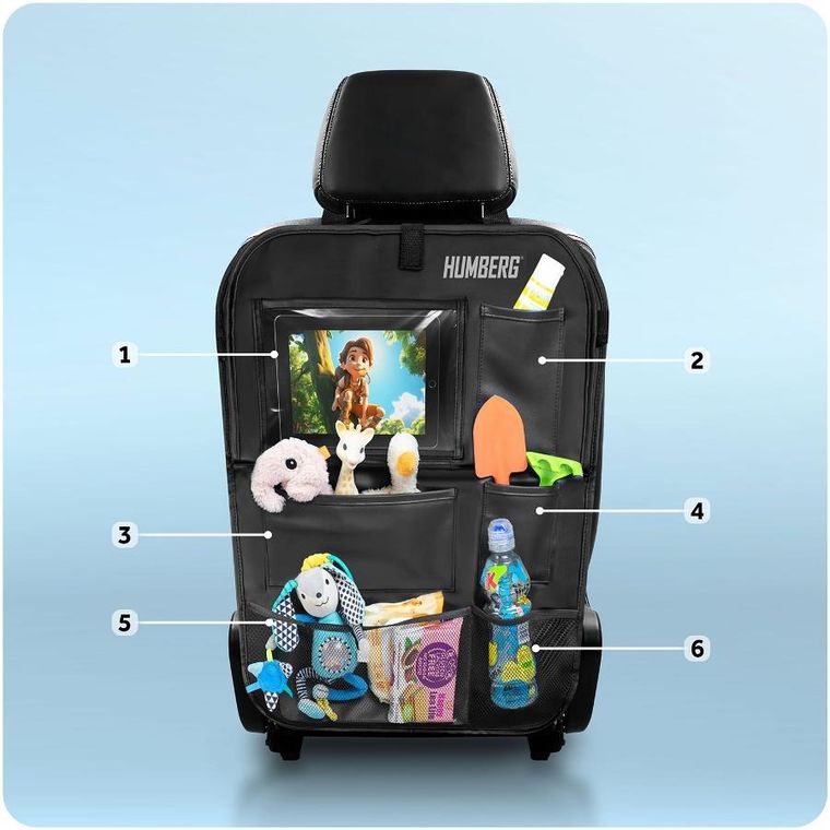 Humberg, organizer samochodowy, na siedzenie, ze stolikiem, HM-993