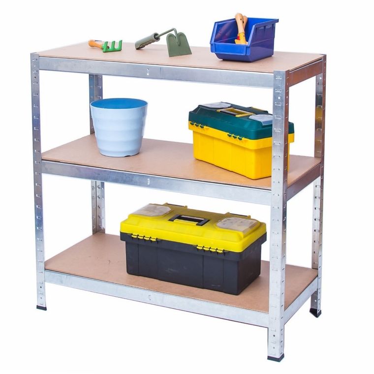 Humberg, regał metalowy, magazynowy, 2w1, 180-90-30 cm, 875 kg