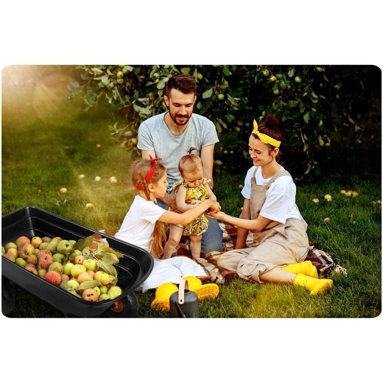 Humberg, wózek ogrodowy wywrotka 75l