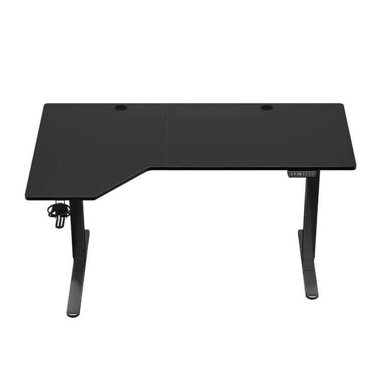 Huzaro, Hero 9.1, biurko gamingowe z regulacją wysokości, Black, 145 cm