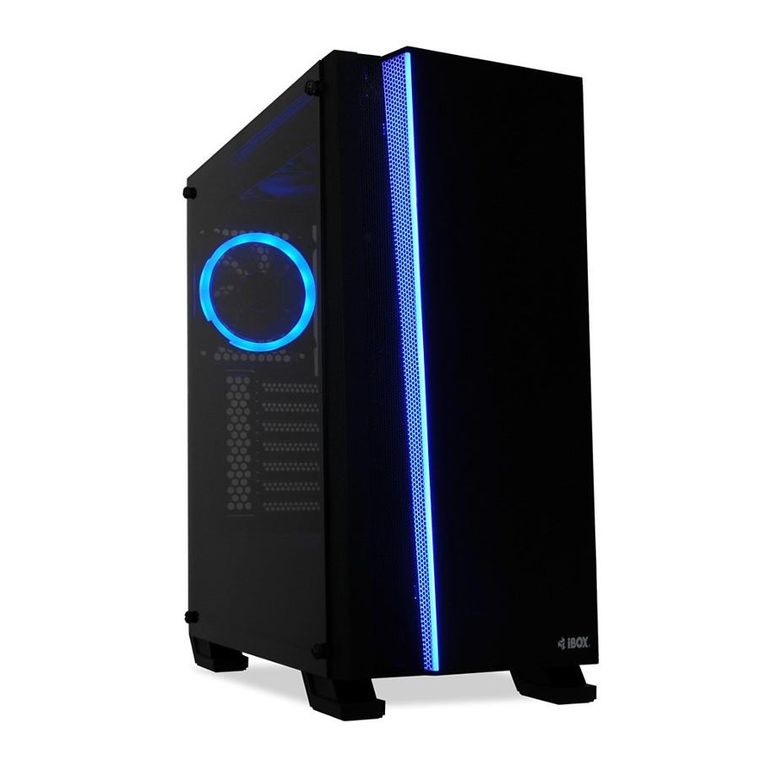 iBox, obudowa, WIZARD 4 GAMING OW4, ATX, czarny