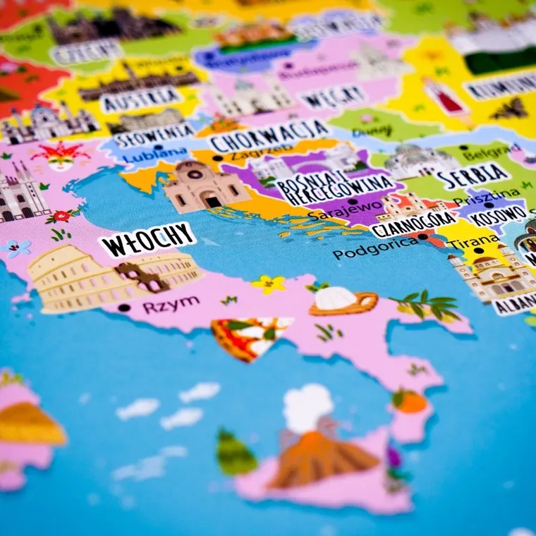 I'm a Genius, Poszukaj i znajdź: Polska i Europa, gra edukacyjna