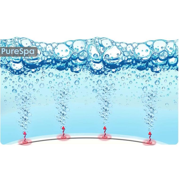 Intex, dmuchane SPA z hydromasażem 4 osobowe