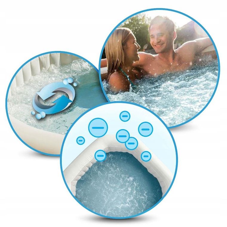 Intex, dmuchane SPA z hydromasażem, 4 osobowe
