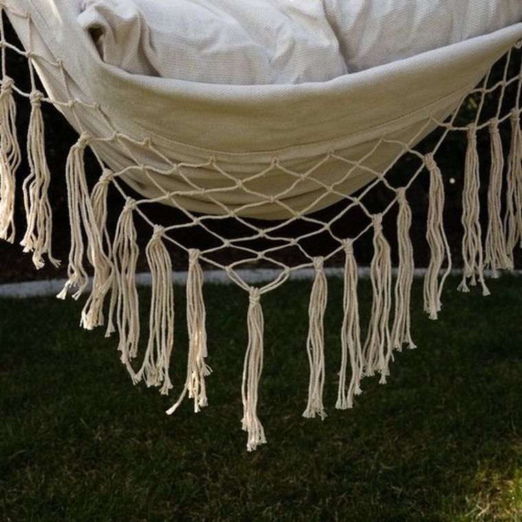 Iso Trade, hamak, krzesło brazylijskie, beżowe