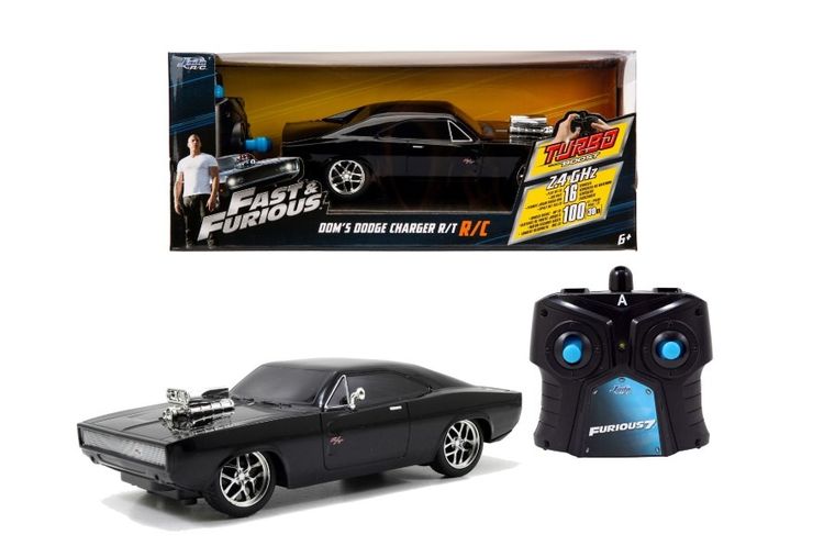 Jada Toys, Szybcy i wściekli, 1970 Dodge Charger, pojazd zdalnie sterowany, 1:16