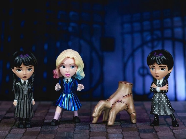 Jada Toys, Wednesday, figurka metalowa, 6,5 cm, 1 szt.