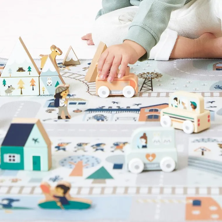 Janod, Cross Roads, Biała Dolina, mata do zabawy z drogą