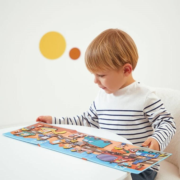 Janod, Magneti’stories, Plac budowy, magnetyczna układanka