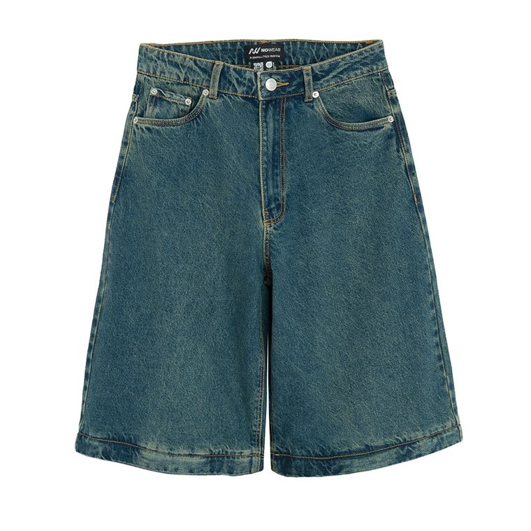 Jeansy wide leg unisex z odpinanymi nogawkami NOWEAR