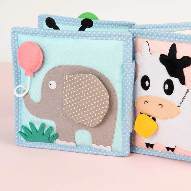 Jolly Designs. Pszczółka. Książeczka sensoryczno-manipulacyjna