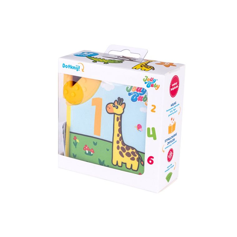 JollyBaby, Zwierzęta, książeczka z gryzakiem