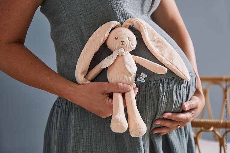 Kaloo, Lapinoo, Królik, maskotka w pudełku, brzoskwiniowa, 25 cm