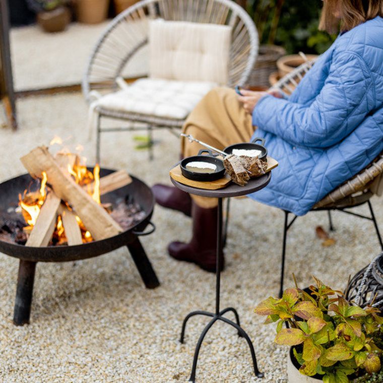 Kaminer, palenisko ogrodowe, czarne, 60 cm