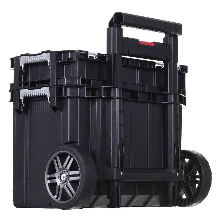 Keter, komplet skrzynek na narzędzia, Connect Rolling System