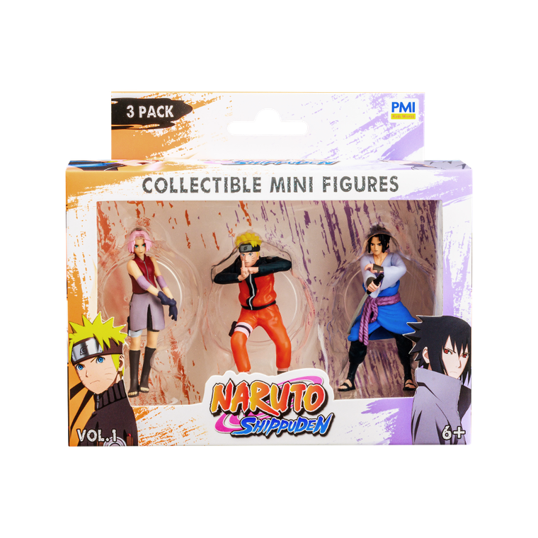 Kids World, Naruto, Shippuden, figurka kolekcjonerska, 3 szt.