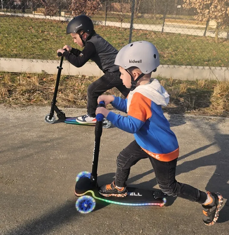 Kidwell, Lumo, hulajnoga 3-kołowa LED, balansowa, blue