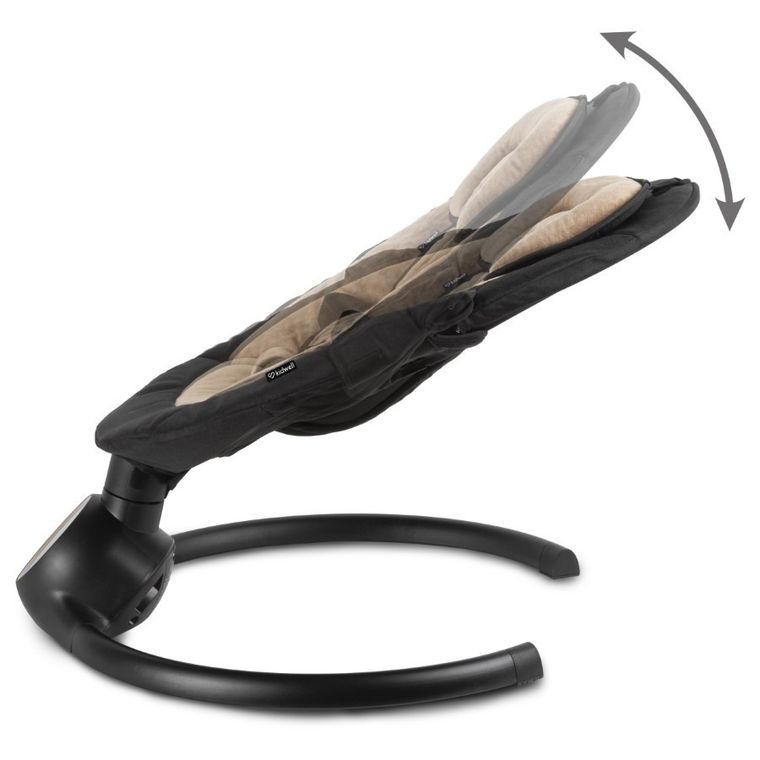 Kidwell, Reve, bujaczek, leżaczek elektryczny, 2w1, czarno-złoty