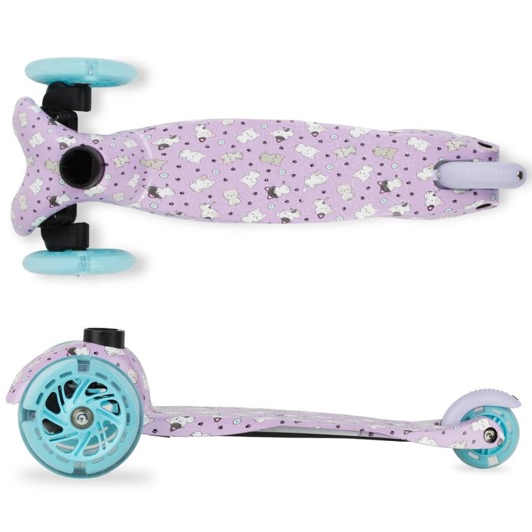 Kidwell, Uno, hulajnoga 3-kołowa LED, balansowa, kitty