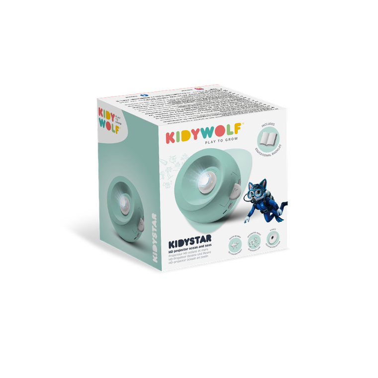Kidywolf, Kidystar, projektor dla dzieci, zielony