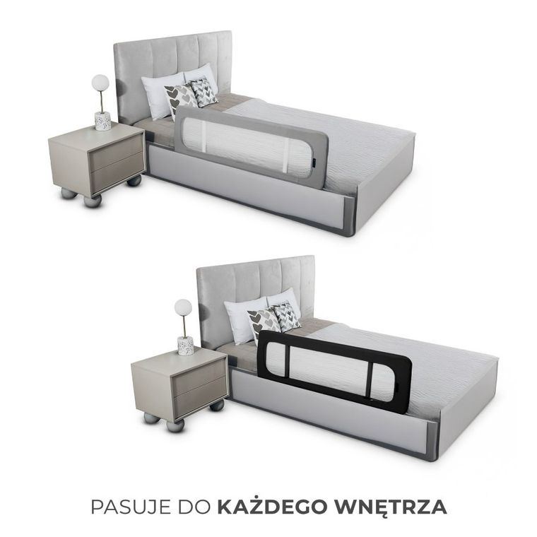 Kindekraft, Guard&Dream, barierka do łóżka, black