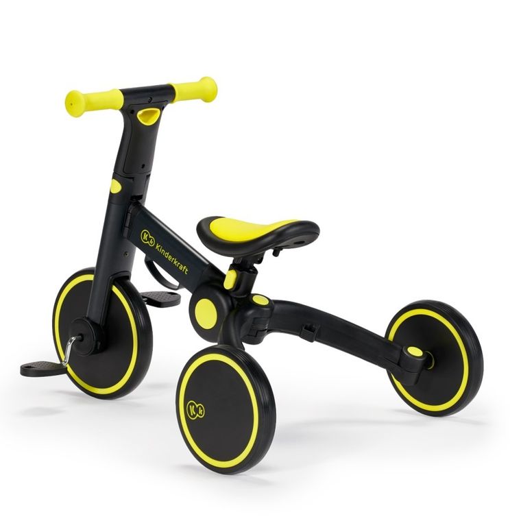 Kinderkraft, 4Trike, rowerek trójkołowy, Black Volt