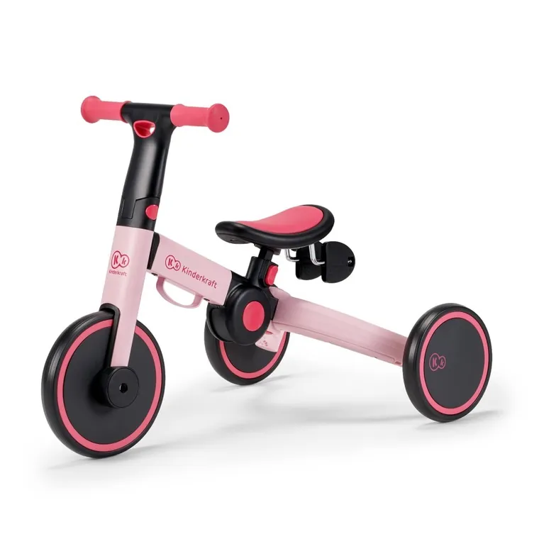 Kinderkraft, 4Trike, rowerek trójkołowy, Candy Pink